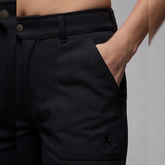 NWT Size XS Nike Jordan Women's Black Woven Pants - Picture 3 of 13